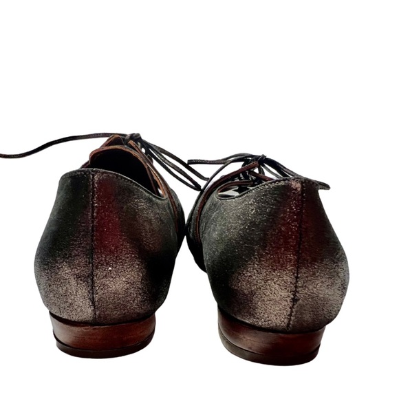 New Luiza Perea Menswear Style Lace-Up Flat with Mesh Detailing. Size EU 38. - Picture 6 of 8